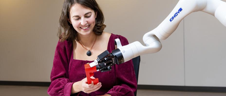Learner with lego and robot